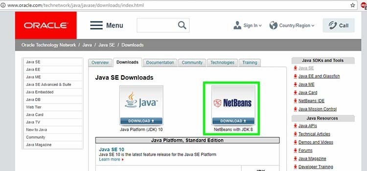 netbeans jdk for windows 7 32 bit